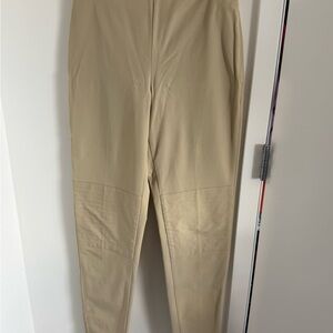 Ralph Lauren Beige and Navy Label Detail Top